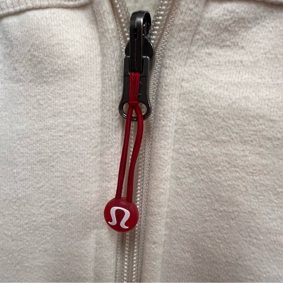 Lululemon scuba ghost nesting bird scribble full-zip hoodie size 8 - Picture 5 of 14